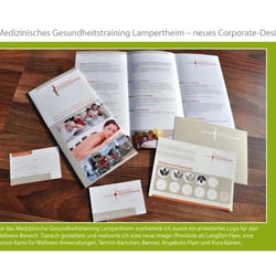 Medizinisches Gesundheitstraining Lampertheim – komplettes Corporate-Design