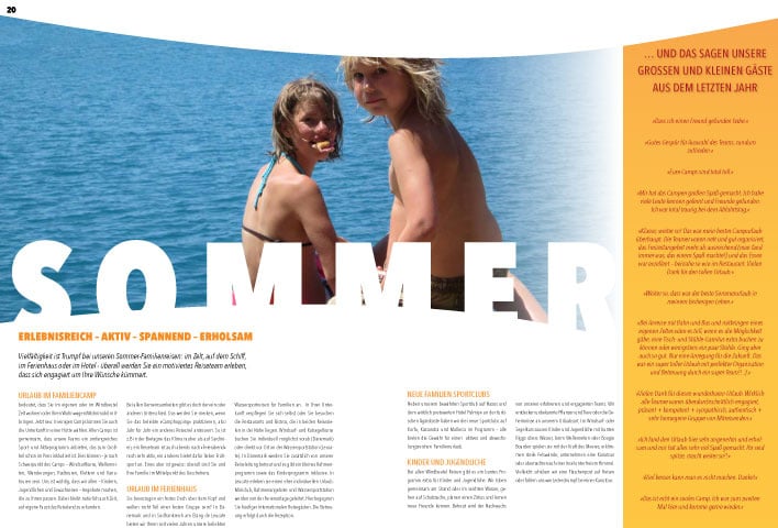 Ternner für Sommerreisen