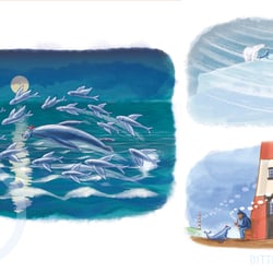 Buchillustrationen zu einer Fabel
