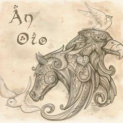 „An Oio“ -digitale Illustration 2019 -