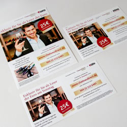 Anzeigenkampagne Weinhandel