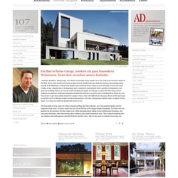 Beispielseite Aktueller Artikel, Gesamtansicht
