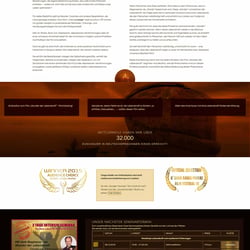 Webseite für Film, Thema ganzheitliche Selbstheilung, emotionale Ansprache,  Wordpress