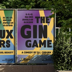 Logo- und Plakatkonzepte für Das Europäische Theater