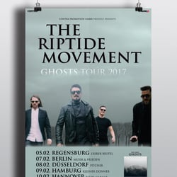 Plakatdesign „The Riptide Movement“