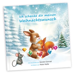 Kinderbuch-Illustration | Cover | Layout „Ich schenke dir meinen Weihnachtswunsch“