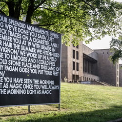 Robert Montgomery, billboard piece, 2012, Berlin
