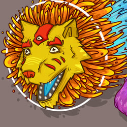 Liquid Lion Closeup1