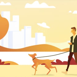 Walking the dog