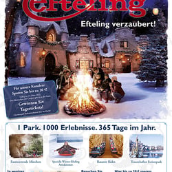 Efteling Winter Anzeige – Layout und Gestaltung