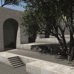 cryptoportico unter dem garten