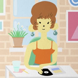 Illustration: Vinyl Girl