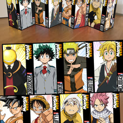 MangaHeroes, Postkarten Leporello, Konzept