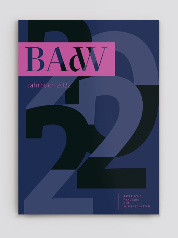 Jahrbuch BAdW – Layout Cover