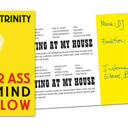 CD für die Band KNARF RELLÖM TRINITY – Label: What’s so funny about (Hamburg)