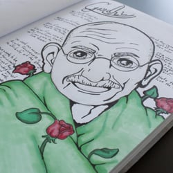 “Man should forget his anger before he lies down to sleep.”—Gandhi