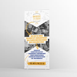 Hochzeit Event Agentur Rollup Gestaltung