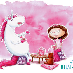 Teaparty mit Einhorn
