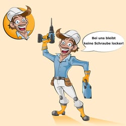 Maskottchen – Handwerker Heimwerker