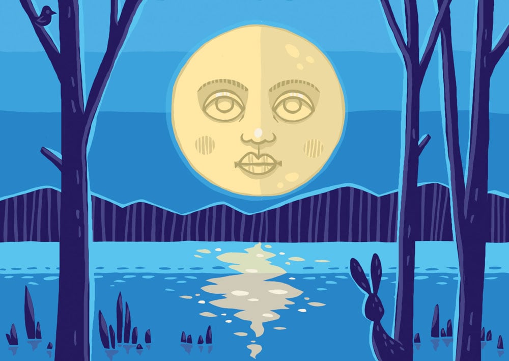 Illustration Mond
