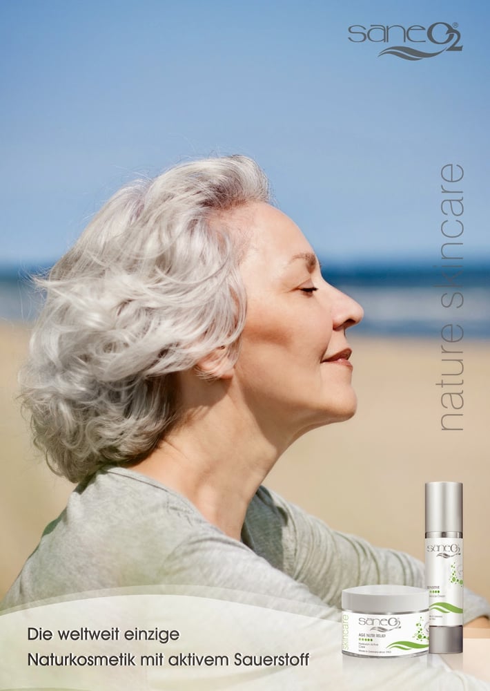 Werbeposter für Naturkosmetik