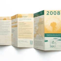 Psychodrama-Institut für Europa | Corporate Design | Programmfolder