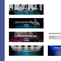 WEBEX – UI/UX, Grafikdesign, Banner, Responsive