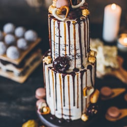Hochzeitstorte-Winterhochzeit schokolade 07