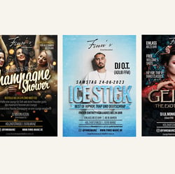 Eventflyer / Posts für Social Media und Website