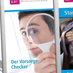 Flyertitel für KBV-Kampagnen
