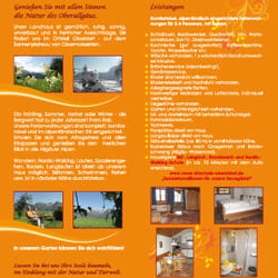 Broschüre/Flyer Innenseite