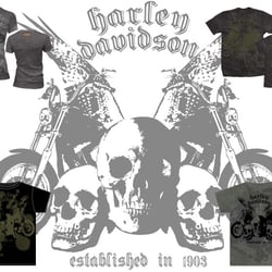 Harley Davidson: Skulls