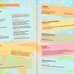 Go West Flyer für das Sommerfest der Neckarstadt-West Innen