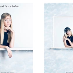 Veröffentlichung im Trend Prive Magazine  „Jewel in a window“ Photography Marisa Fernandes Photography Model Lea Goebel MODELWE