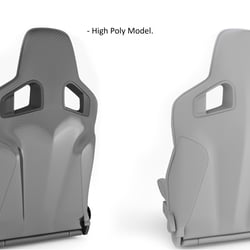 Recaro Sportster 3D Model