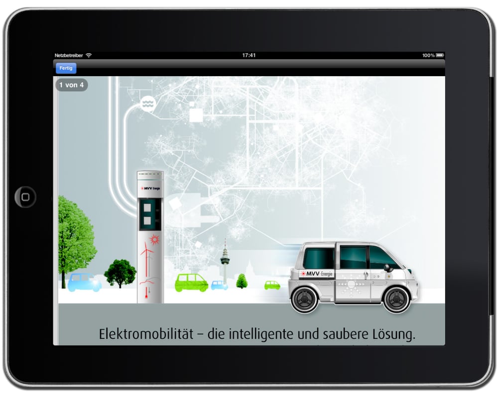 Illustration zum Thema Elektromobilität