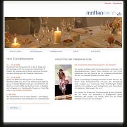 matteoevents -- Relaunch der Webseite für die Eventagentur aus Dresden
