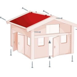 Jako-O Holzhaus | Illustration Anleitung