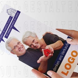 Immobilien-Flyer erstellen | Layout gestalten