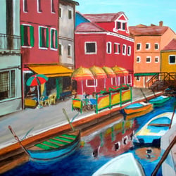 Burano – Acryl auf Leinwand
