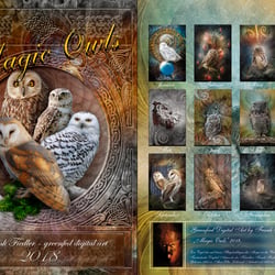 Kalendergestaltung Magic Owl 2018