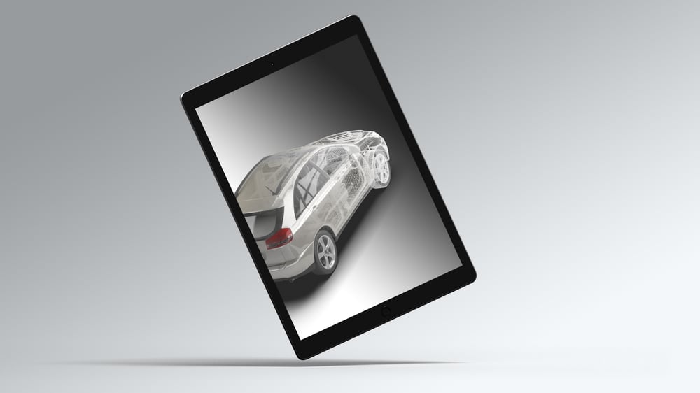 3D Car rendering