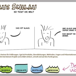 Website Klaus Schlau