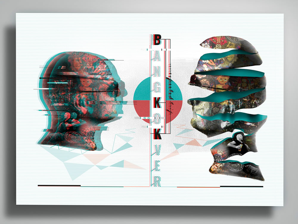Grafikdesign Poster „Hangover in BKK“