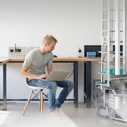 corporate photography, magazino, mobile robots