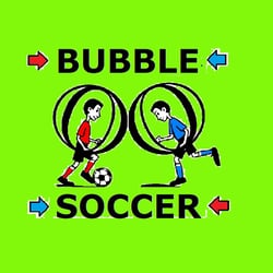 Loopyball Spieler beim Bubble Soccer – Die innovative Erfindung aus Deutschland