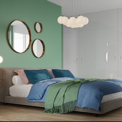Schlafzimmer mit Spiegeln