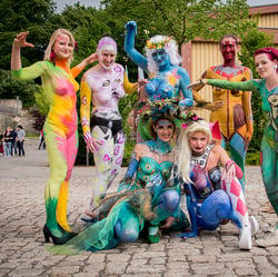 Fotografie 1. Apoldaer Bodypaintingcontest