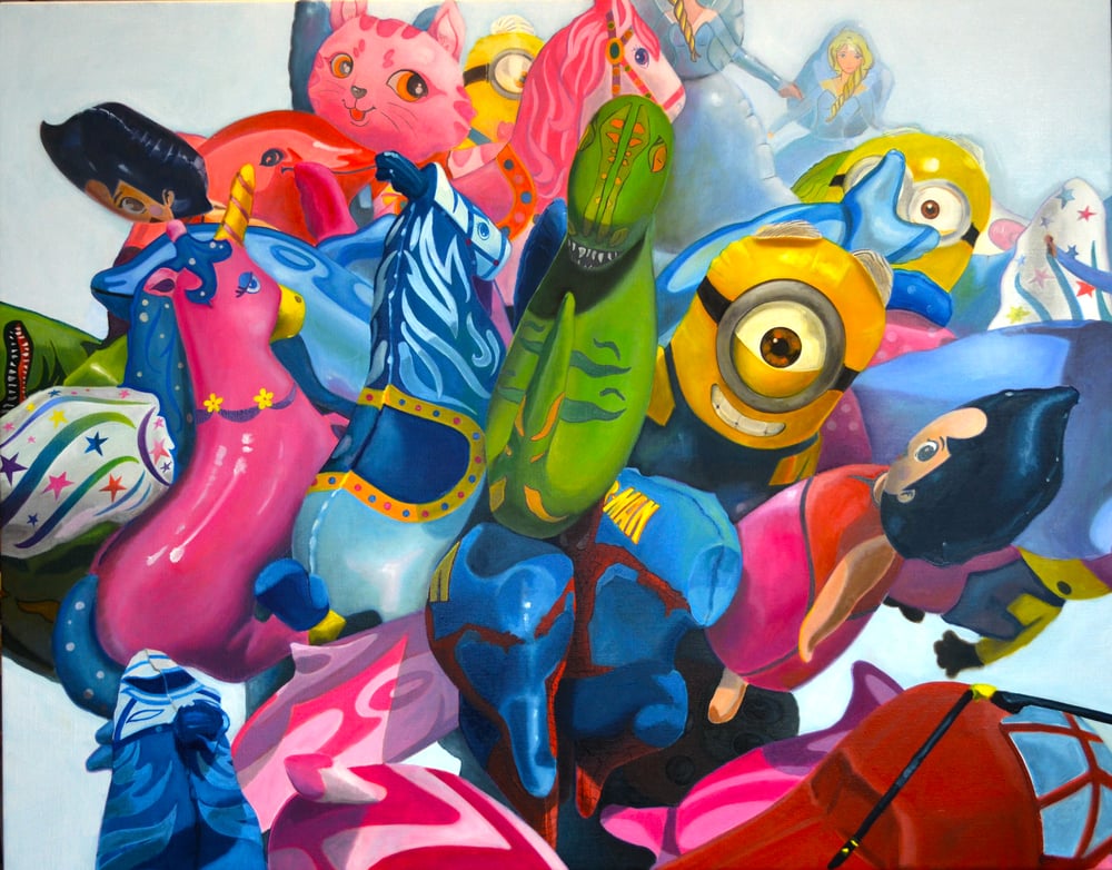 Make my day. Öl auf Leinwand. 140×110cm