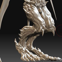 3d demon zbrush